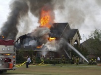 Burlington MA chimney fire